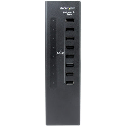 Star Tech.com 8-Port Charging Station for USB Devices - 96W/19.2A ST8CU824