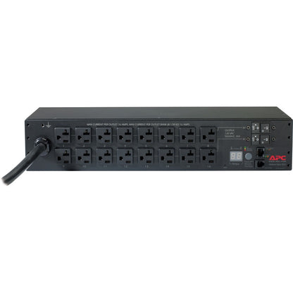 APC by Schneider Electric Rack PDU, Metered, 2U, 30A, 120V, (16) 5-20 AP7802B