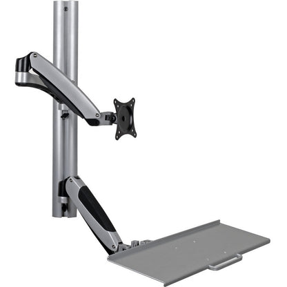 Tripp Lite by Eaton WorkWise WWSS1327RWTC Wall Mount for Workstation, Thin Client, Keyboard, Monitor, Flat Panel Display, TV - Black, Silver WWSS1327RWTC