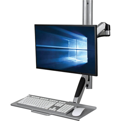 Tripp Lite by Eaton WorkWise WWSS1327RWTC Wall Mount for Workstation, Thin Client, Keyboard, Monitor, Flat Panel Display, TV - Black, Silver WWSS1327RWTC