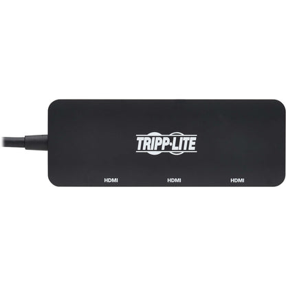 Tripp Lite by Eaton U444-3H-MST USB-C Adapter, Triple Display, Black U444-3H-MST