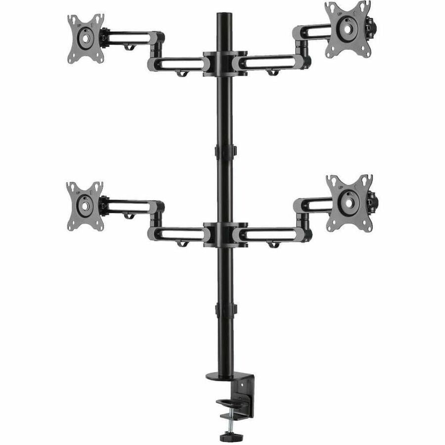 Tripp Lite by Eaton DDR1327SQFC-1 Clamp Mount for Monitor, Flat Panel Display, HDTV - Black DDR1327SQFC-1