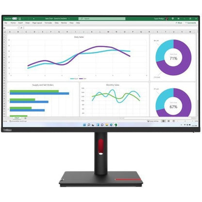 Moniteur LCD WQHD Lenovo ThinkVision T32h-30 32 pouces - 16:9 63D3GAR1US