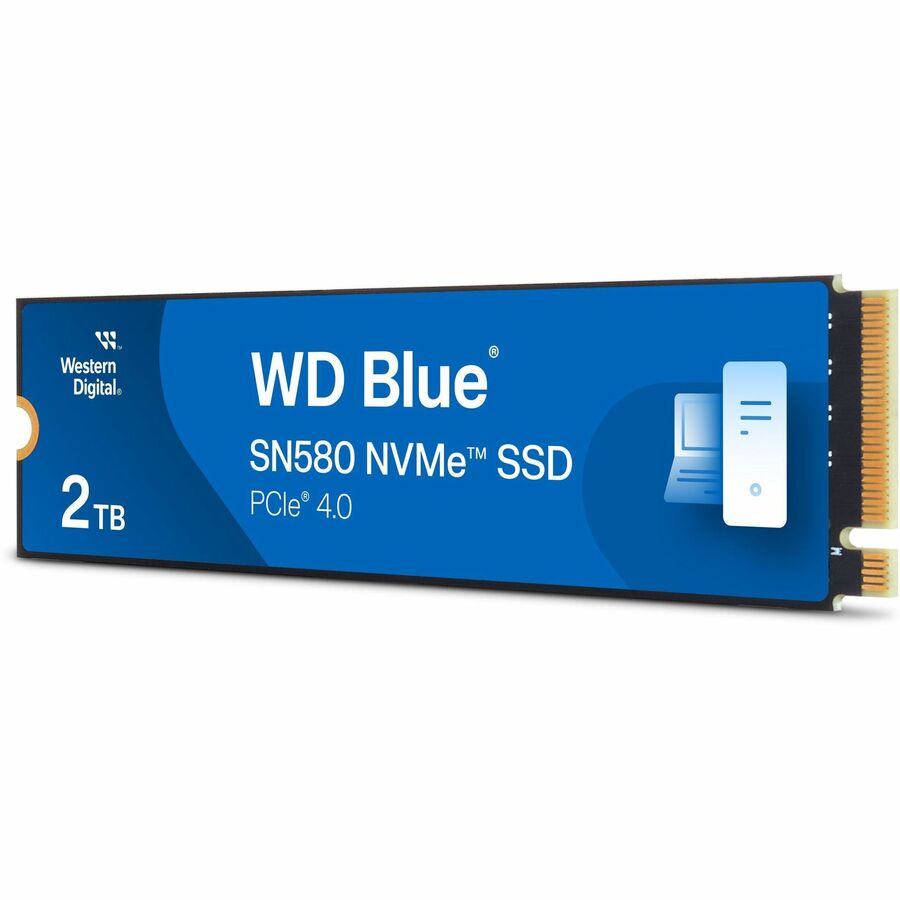 Western Digital Blue SN580 WDS200T3B0E 2 TB Solid State Drive - M.2 2280 Internal - PCI Express NVMe (PCI Express NVMe 4.0 x4) WDS200T3B0E