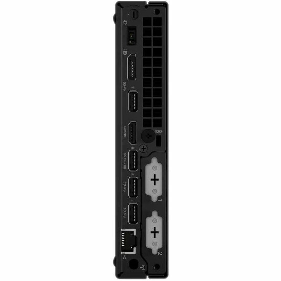 Lenovo ThinkCentre M80q Gen 3 11U10054CA Desktop Computer - Intel Core i5 12th Gen i5-12500T - vPro Technology - 16 GB - 256 GB SSD - Tiny - Black 11U10054CA