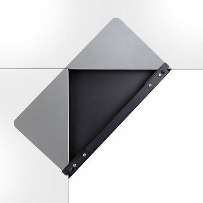 StarTech.com Steel Desk Corner Sleeve, For L-Shaped/Corner Desk, Up to 1.5in (38.1mm) Thick, Increase Space for Keyboard/Mouse, Desk Tray DSKCRNRSLV