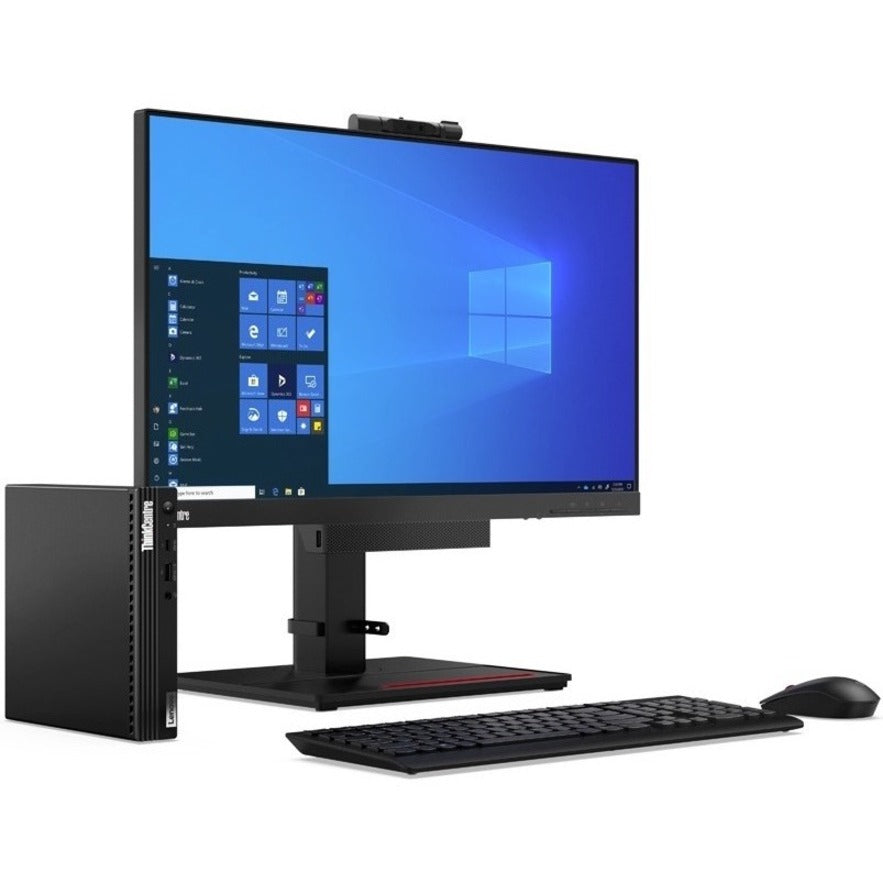 Lenovo ThinkCentre M75q Gen 2 11JN0093CA Desktop Computer - AMD Ryzen 7 PRO 5750GE - 16 GB - 512 GB SSD - Tiny - Black 11JN0093CA