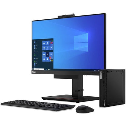 Lenovo ThinkCentre M75q Gen 2 11JN0093CA Desktop Computer - AMD Ryzen 7 PRO 5750GE - 16 GB - 512 GB SSD - Tiny - Black 11JN0093CA