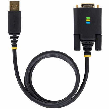 StarTech.com 10ft (3m) USB to Null Modem Serial Adapter Cable, COM Retention, FTDI, RS232, Changeable DB9 Screws/Nuts, Windows/macOS/Linux 1P10FFCN-USB-SERIAL