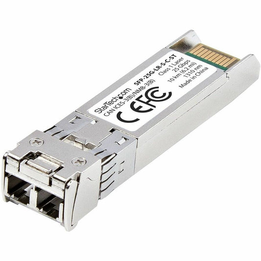 StarTech.com Cisco SFP-25G-SR-S Compatible SFP28 Module, 25Gb Multimode Fiber (MMF), 25GBASE-SR LC Transceiver, 100m (328ft), DDM/DOM SFP-25G-SR-S-C-ST