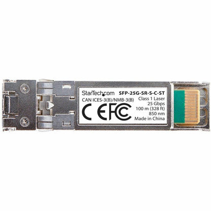 StarTech.com Cisco SFP-25G-SR-S Compatible SFP28 Module, 25Gb Multimode Fiber (MMF), 25GBASE-SR LC Transceiver, 100m (328ft), DDM/DOM SFP-25G-SR-S-C-ST