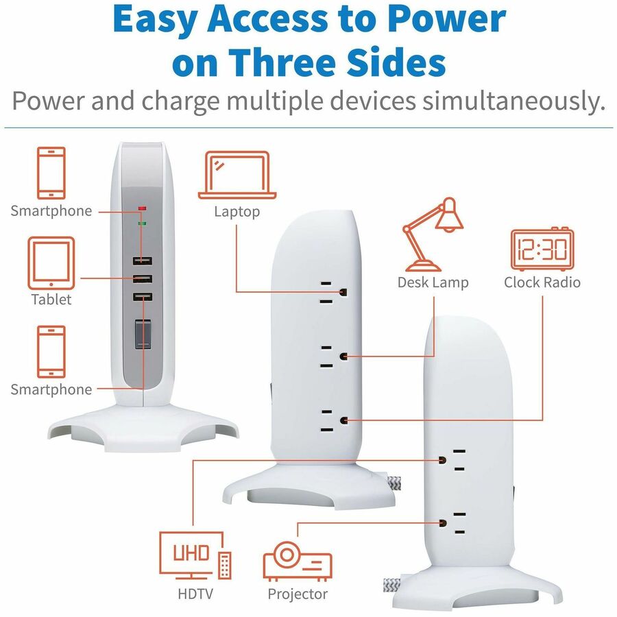 Tripp Lite by Eaton TLP66USB 5-Outlet Surge Suppressor/Protector TLP66USB