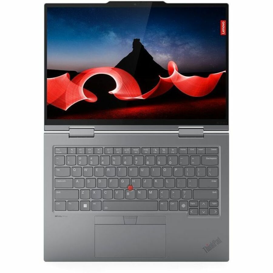 Lenovo ThinkPad X1 Gen 9 21KE005PCA 14" Touchscreen Convertible 2 in 1 Notebook - WUXGA - Intel Core Ultra 5 125U - Intel Evo Platform - 16 GB - 512 GB SSD - French Keyboard - Gray 21KE005PCA