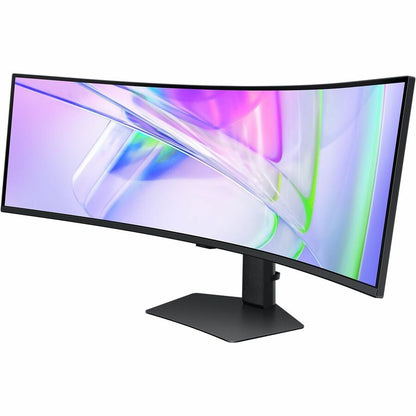 Samsung ViewFinity S9 S49C954UAN 49" Class Dual Quad HD (DQHD) Curved Screen Gaming LED Monitor - 32:9 - Black LS49C954UANXZA