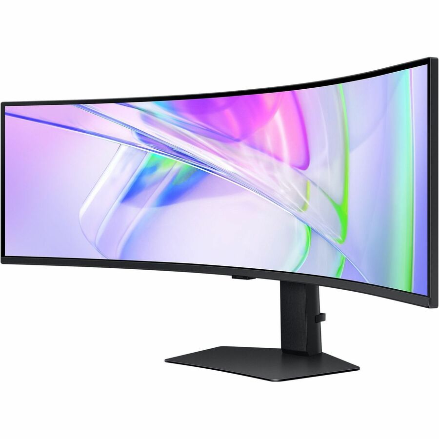 Samsung ViewFinity S9 S49C954UAN 49" Class Dual Quad HD (DQHD) Curved Screen Gaming LED Monitor - 32:9 - Black LS49C954UANXZA