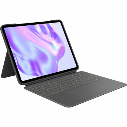 Logitech Combo Touch Keyboard/Cover Case for 13" Apple iPad Pro (7th Generation) Tablet - Graphite 920-012658