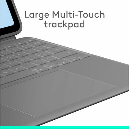 Logitech Combo Touch Keyboard/Cover Case for 13" Apple iPad Air 13 (2024) Tablet - Oxford Gray 920-012608