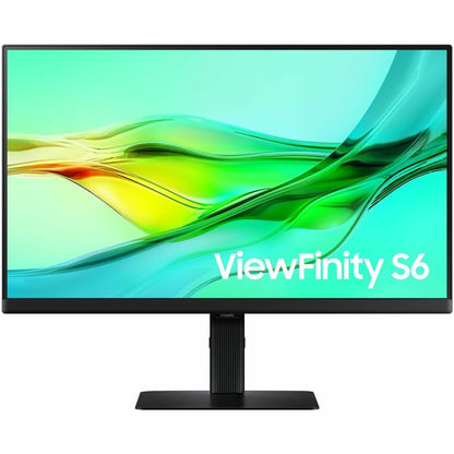 Samsung ViewFinity S6 S24D606UAN 24" Class WQHD LCD Monitor - 16:9 - Black LS24D606UANXZA