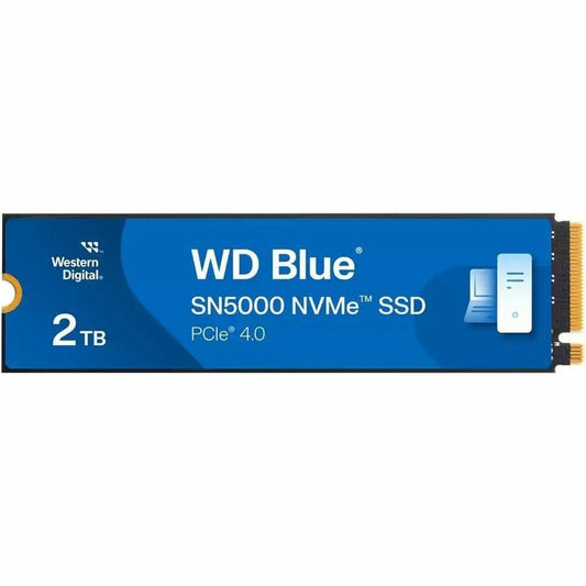 WD Blue SN5000 WDS200T4B0E 2 TB Solid State Drive - M.2 2280 Internal - PCI Express NVMe (PCI Express NVMe 4.0 x4) WDS200T4B0E