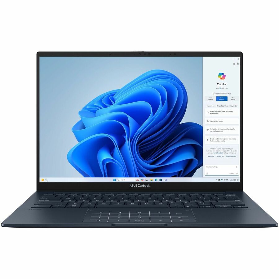 Asus Zenbook 14 OLED UX3405 UX3405MA-DS51T-CA 14" Touchscreen Notebook - 3K - Intel Core Ultra 5 125H - Intel Evo Platform - 16 GB - 512 GB SSD - Ponder Blue UX3405MA-DS51T-CA