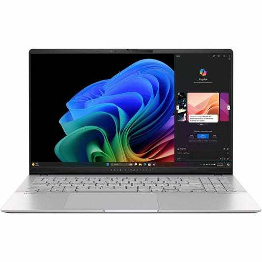 Asus Vivobook S 15 S5507 S5507QA-SB91-CB 15.6" Notebook - 3K - Qualcomm Snapdragon X Elite X1E-78-100 - 16 GB - 1 TB SSD - Cool Silver S5507QA-SB91-CB