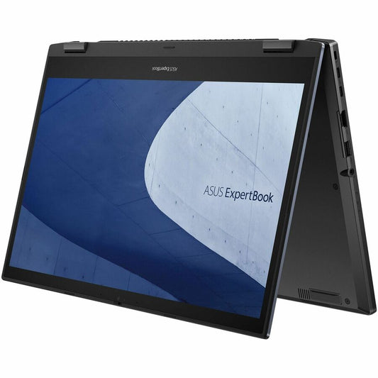 Asus ExpertBook B2 Flip B2502F B2502FBA-Q73P-CB Ordinateur portable convertible 2 en 1 à écran tactile 15,6" - Full HD - Intel Core i7 12e génération i7-1260P - 16 Go - SSD 512 Go - Noir étoilé B2502FBA-Q73P-CB