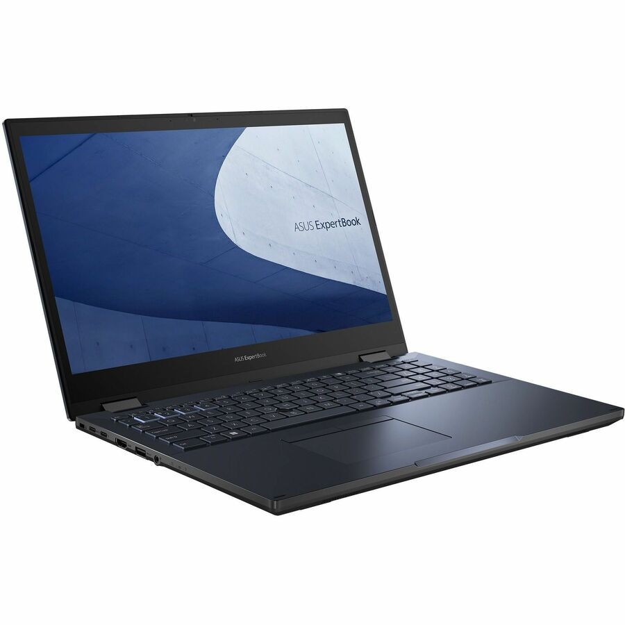 Asus ExpertBook B2 Flip B2502F B2502FBA-Q73P-CB Ordinateur portable convertible 2 en 1 à écran tactile 15,6" - Full HD - Intel Core i7 12e génération i7-1260P - 16 Go - SSD 512 Go - Noir étoilé B2502FBA-Q73P-CB