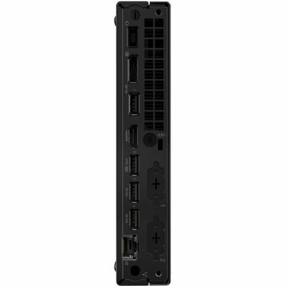 Lenovo ThinkCentre M70q Gen 5 12TD001MUS Desktop Computer - Intel Core i3 14th Gen i3-14100T - 16 GB - 256 GB SSD - Tiny - Black 12TD001MUS