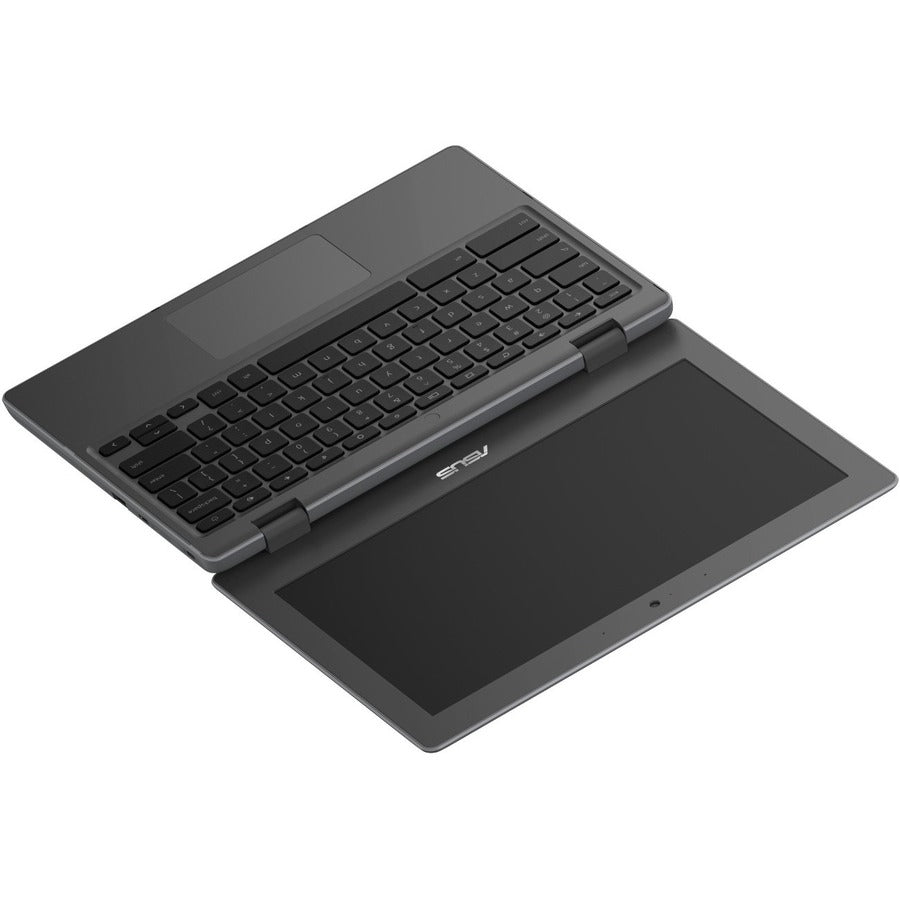 Asus Chromebook Flip CR1 CR1100FKA-C3RS-CA 11.6" Touchscreen Rugged Convertible 2 in 1 Chromebook - HD - Intel Celeron N4500 - 8 GB - 64 GB Flash Memory - Dark Gray CR1100FKA-C3RS-CA