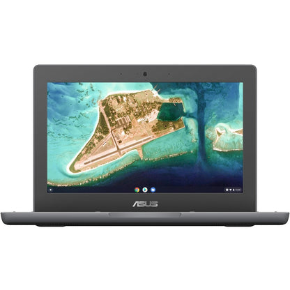 Asus Chromebook Flip CR1 CR1100FKA-C3RS-CA 11.6" Touchscreen Rugged Convertible 2 in 1 Chromebook - HD - Intel Celeron N4500 - 8 GB - 64 GB Flash Memory - Dark Gray CR1100FKA-C3RS-CA