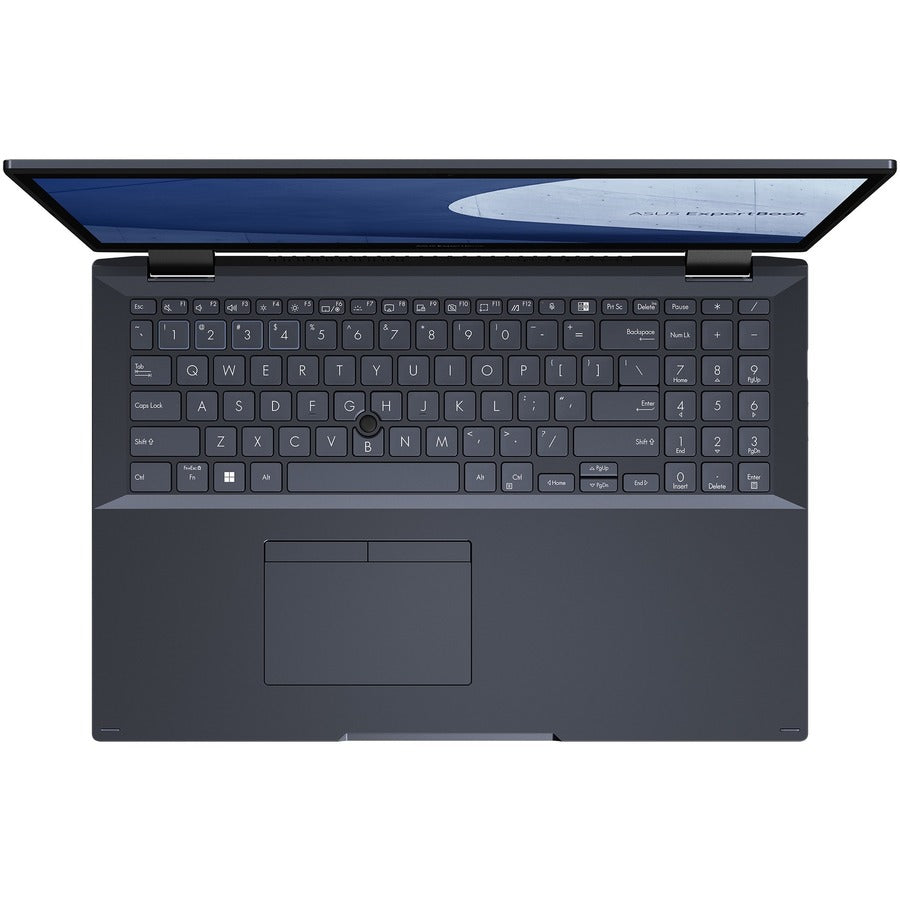 Asus ExpertBook B2 Flip B2502F B2502FBA-C53P-CA Ordinateur portable convertible 2 en 1 à écran tactile 15,6" - Full HD - Intel Core i5 12e génération i5-1240P - 16 Go - SSD 512 Go - Noir étoilé B2502FBA-C53P-CA