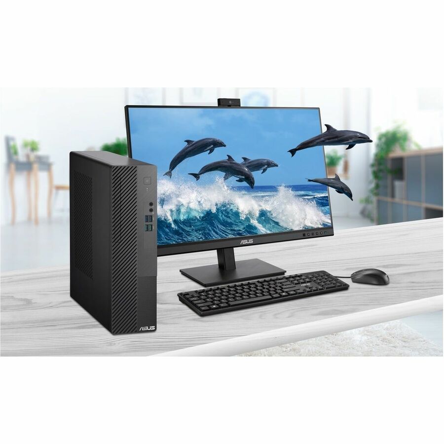 Asus S500 S500SD-D712 Desktop Computer - Intel Core i7 12th Gen i7-12700 - 512 GB SSD - Tower - Black S500SD-D712