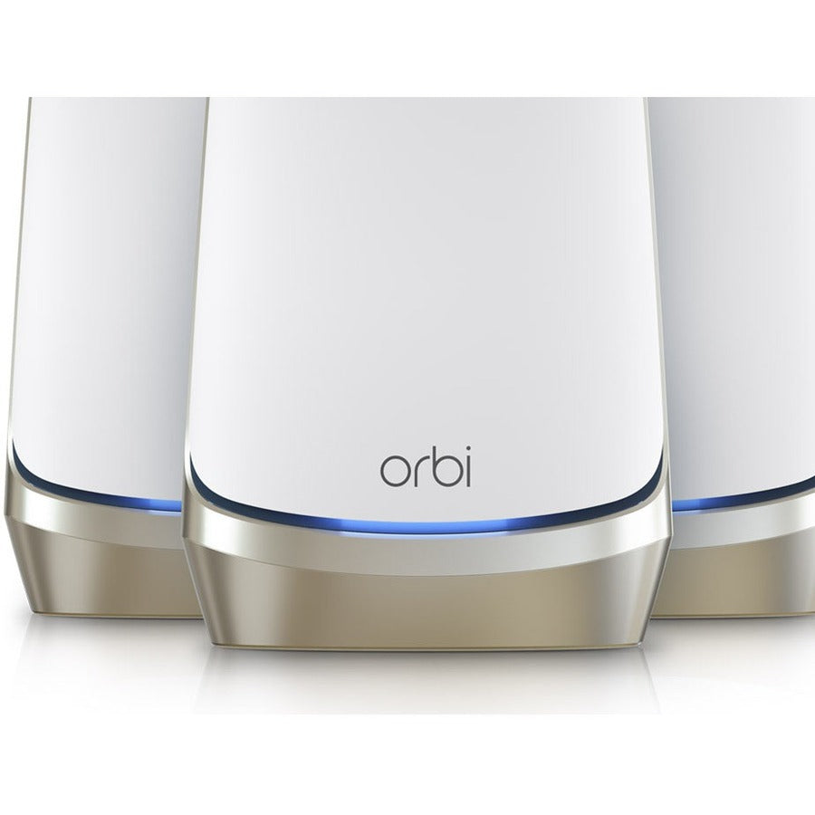 Netgear Orbi RBSE960 Quad Band IEEE 802.11 a/b/g/n/ac/ax 10.80 Gbit/s Wireless Range Extender - Indoor RBSE960-100CNS