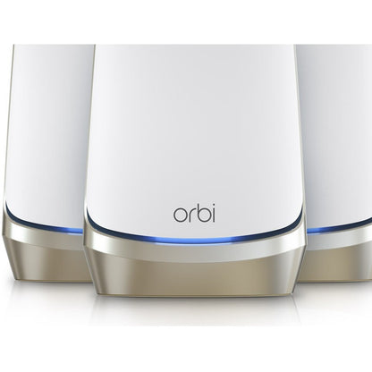 Netgear Orbi RBSE960 Quad Band IEEE 802.11 a/b/g/n/ac/ax 10.80 Gbit/s Wireless Range Extender - Indoor RBSE960-100CNS