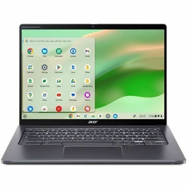 Acer Chromebook Spin 714 CP714-2WN CP714-2WN-320J Chromebook 2 en 1 à écran tactile 14" - WUXGA - Intel Core i3 13e génération i3-1315U - 8 Go - SSD 256 Go - Clavier anglais (États-Unis) - Iron NX.KLCAA.004