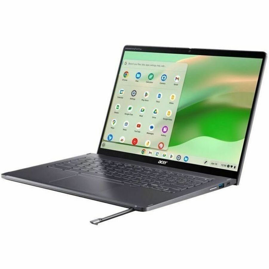 Acer Chromebook Spin 714 CP714-2WN CP714-2WN-320J Chromebook 2 en 1 à écran tactile 14" - WUXGA - Intel Core i3 13e génération i3-1315U - 8 Go - SSD 256 Go - Clavier anglais (États-Unis) - Iron NX.KLCAA.004