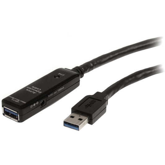 StarTech.com 5m USB 3.0 (5Gbps) Active Extension Cable - M/F USB3AAEXT5M