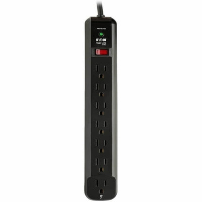 Tripp Lite Protect It! TLP712B 7-Outlet Surge Suppressor, 12' Cord, Black TLP712B