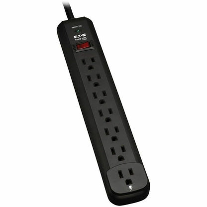 Tripp Lite Protect It! TLP712B 7-Outlet Surge Suppressor, 12' Cord, Black TLP712B