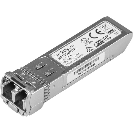 StarTech.com Cisco SFP-10G-SR-S Comp. SFP+ Module - 10GBASE-SR - 10GE Gigabit Ethernet SFP+ 10GbE Multimode Fiber MMF Optic Transceiver SFP10GSRSTTA