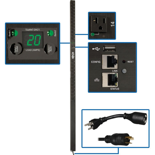 Tripp Lite by Eaton PDUMVR20NETLX 24-Outlet PDU PDUMVR20NETLX