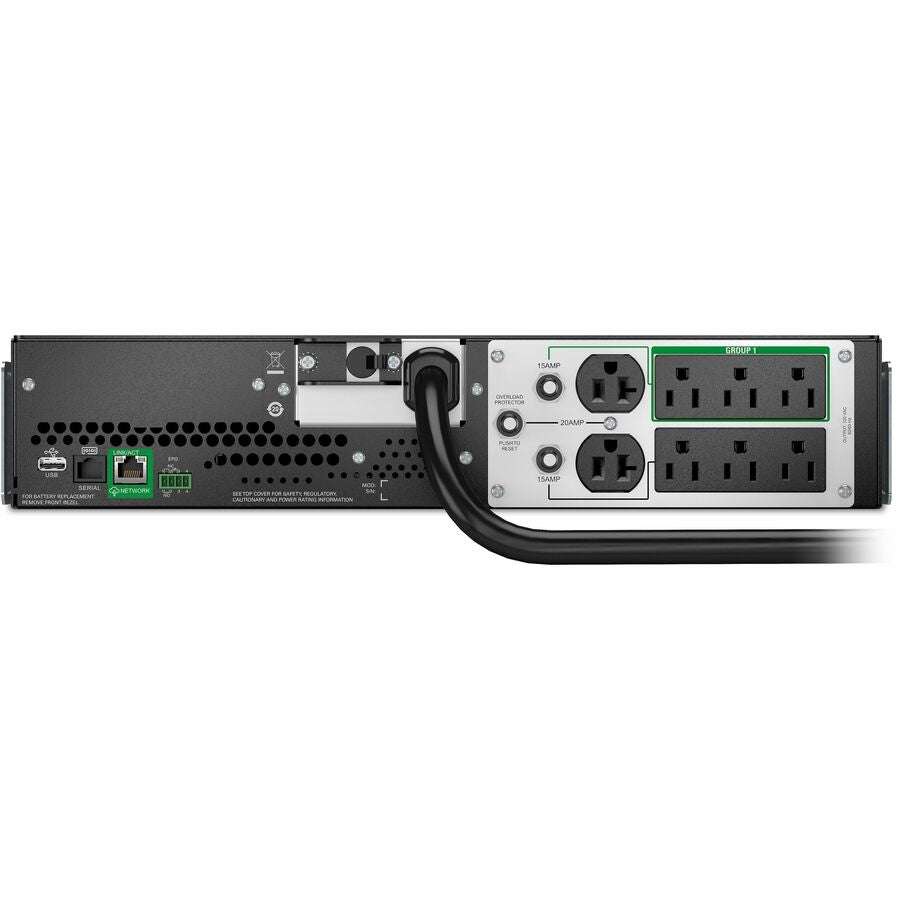 APC by Schneider Electric Smart-UPS, Lithium-Ion, 3000VA, 120V with SmartConnect Port and Network Card SMTL3000RM2UCNC