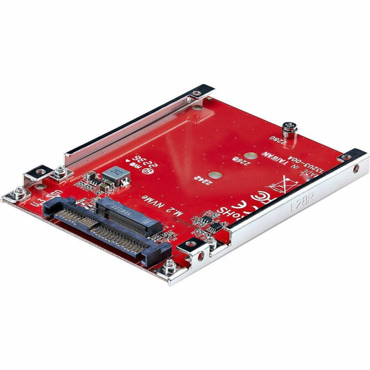 StarTech.com M.2 to U.3 Adapter, For M.2 NVMe SSDs, PCIe M.2 Drive to 2.5inch U.3 (SFF-TA-1001) Host Adapter/Converter, TAA Compliant 1M25-U3-M2-ADAPTER