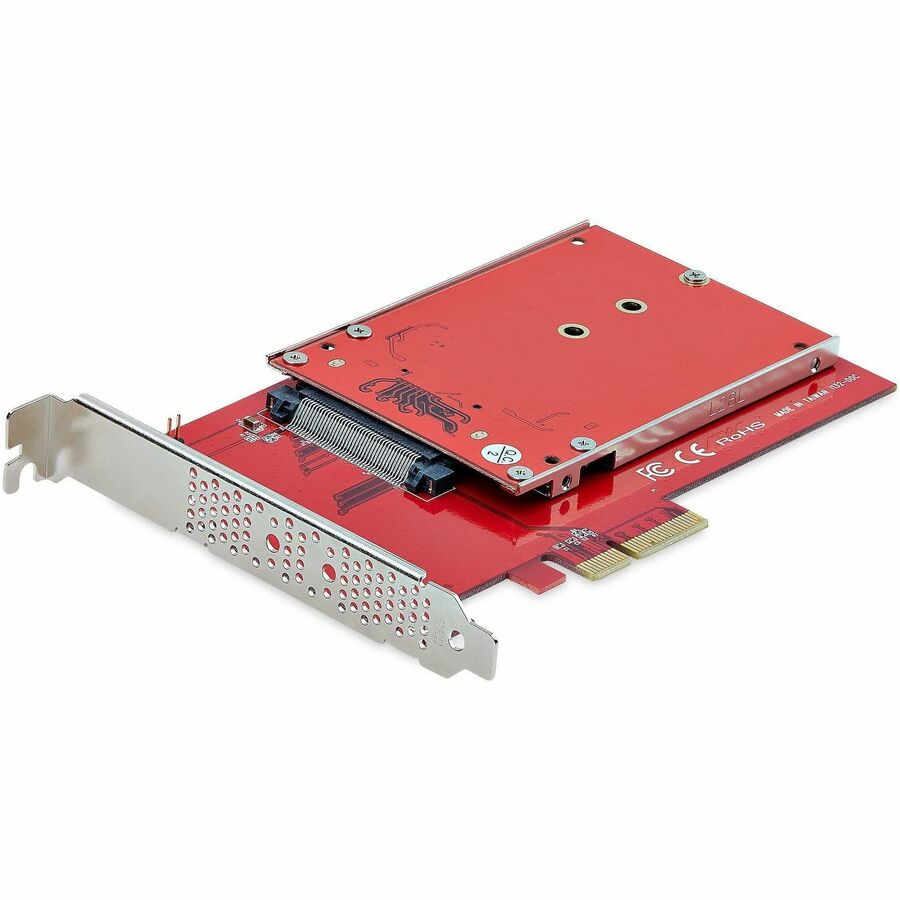 StarTech.com M.2 to U.3 Adapter, For M.2 NVMe SSDs, PCIe M.2 Drive to 2.5inch U.3 (SFF-TA-1001) Host Adapter/Converter, TAA Compliant 1M25-U3-M2-ADAPTER