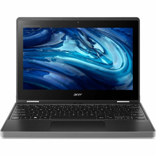 Acer TravelMate Spin B3 B311R-33 TMB311R-33-C04F 11.6" Touchscreen Convertible 2 in 1 Notebook - WXGA - Intel N100 - 4 GB - 128 GB Flash Memory - English Keyboard - Black NX.VYNAA.002