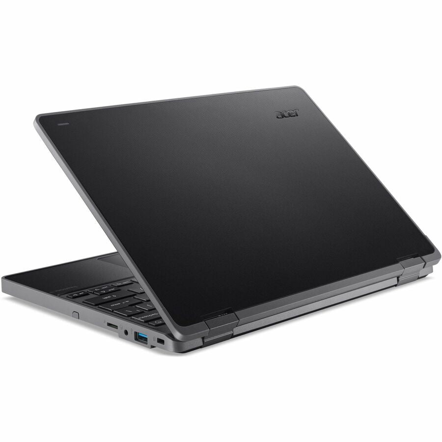 Acer TravelMate Spin B3 B311R-33 TMB311R-33-C04F 11.6" Touchscreen Convertible 2 in 1 Notebook - WXGA - Intel N100 - 4 GB - 128 GB Flash Memory - English Keyboard - Black NX.VYNAA.002