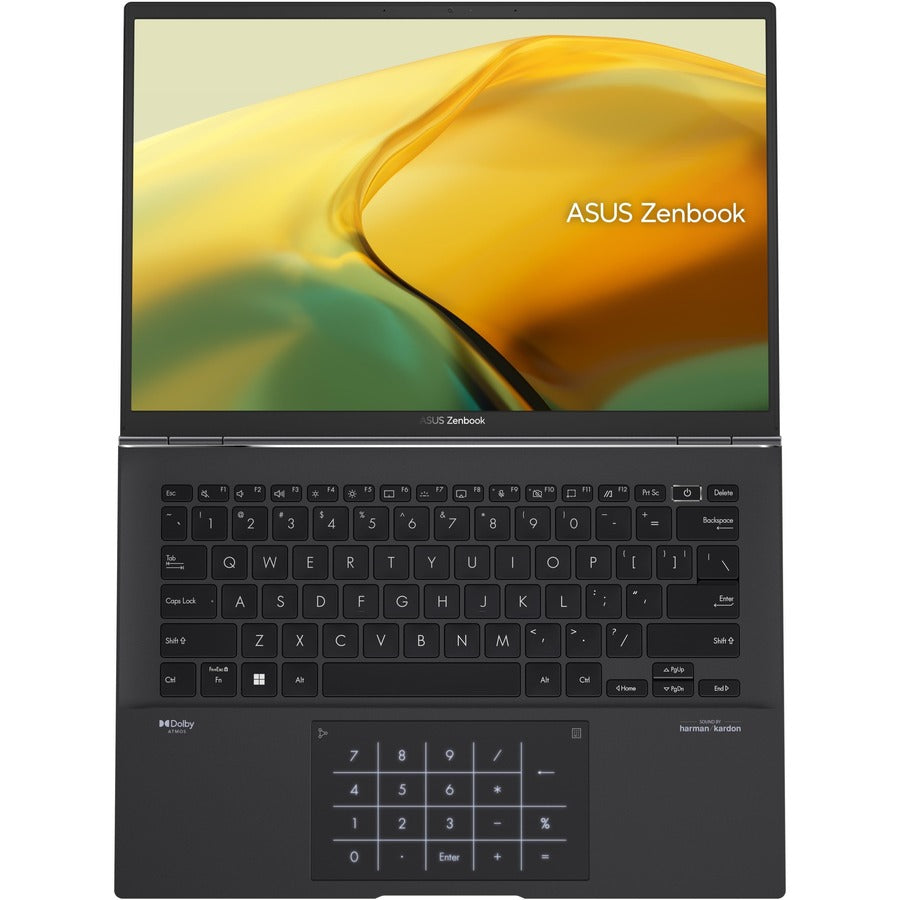 Asus Zenbook 14 OLED UM3402 UM3402YAR-DS71T-CA 14" Touchscreen Notebook - 2.8K - AMD Ryzen 7 7730U - 16 GB - 1 TB SSD - Jade Black UM3402YAR-DS71T-CA