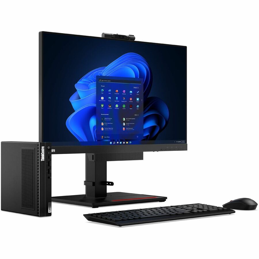 Lenovo ThinkCentre M90q Gen 3 11U5006CUS Desktop Computer - Intel Core i7 12th Gen i7-12700T - vPro Technology - 16 GB - 512 GB SSD - Tiny - Black 11U5006CUS