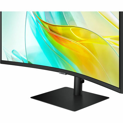 Samsung ViewFinity S6 S34C654UAN 34" Class UW-QHD Curved Screen LCD Monitor - 21:9 - Black LS34C654UANXGO