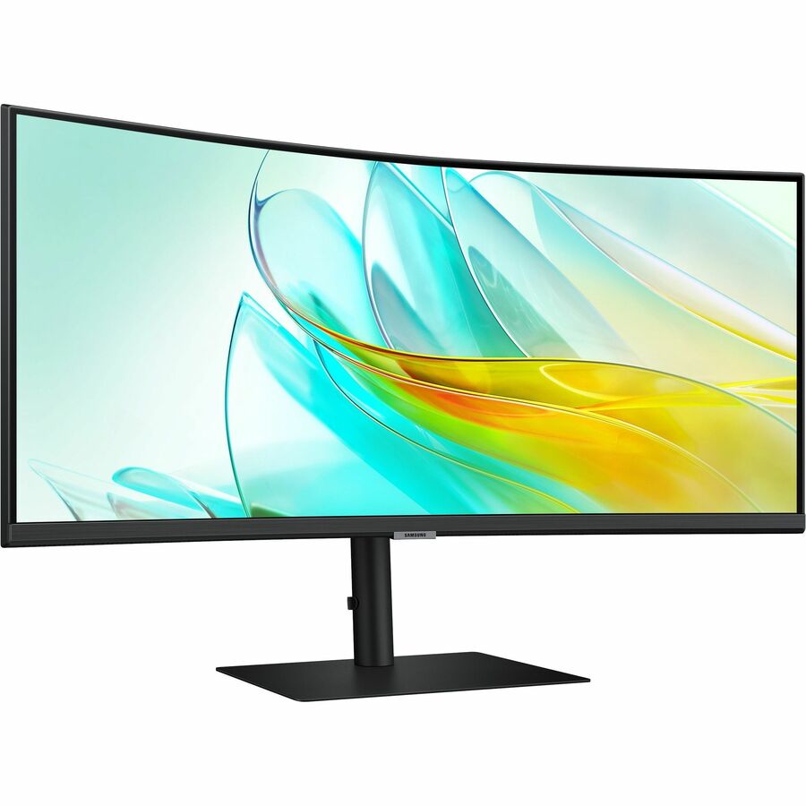 Samsung ViewFinity S6 S34C654UAN 34" Class UW-QHD Curved Screen LCD Monitor - 21:9 - Black LS34C654UANXGO